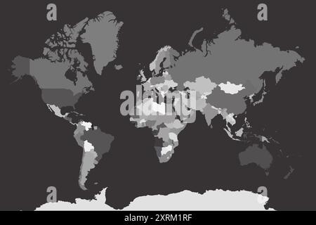 map of the world vector Stock Vector