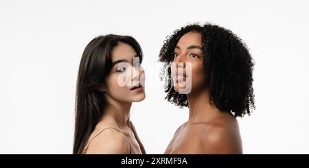 Female models of various ages celebrating their natural bodies in a ...