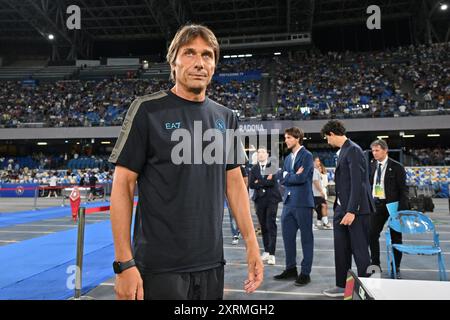 Naples, Italy. 29th Mar, 2024. Italy, march 29 st 2024: Antonio Conte during the Italian Cup 2024-2025 football match between Napoli and Modena at Maradona stadium, Italy (Felice De Martino/SPP) Credit: SPP Sport Press Photo. /Alamy Live News Stock Photo