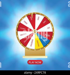 Spinning Game Wheels stock vector Stock Vector
