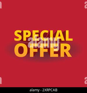 Special Offer Banner vector Stock Vector