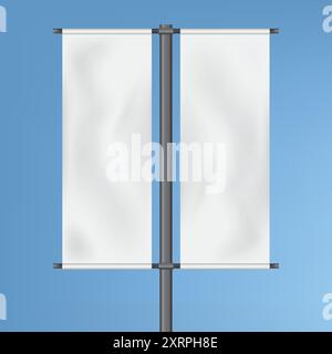 Modern Banner Mockup Vector for Graphic Design Stock Vector
