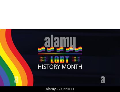 Honoring LGBT The Significance of LGBT History Month Stock Vector