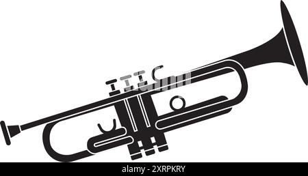 trumpet icon vector illustration simple design Stock Vector