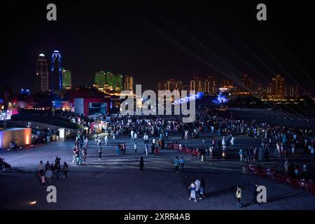 NEW YEAR CELEBRATIONS IN DOHA Fireworks and drone show light up the ...