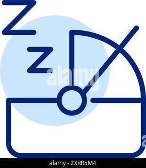 Baby bassinet and sleeping symbols. Comfortable cribs. Pixel perfect, editable stroke vector icon Stock Vector