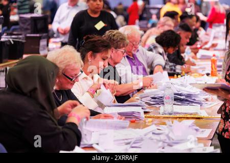 Counting taking place on the floor of the ICC. The 2024 General ...