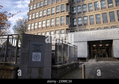 WRC Lansdowne House, Lansdowne Road, Dublin, Ireland, 11th November 2023. WRC entrance where the Labour Court sits. Stock Photo