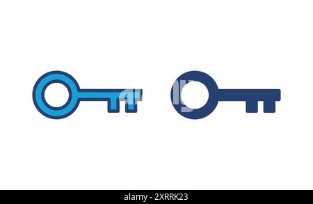 Key icon vector. Key vector icon. Key symbol Stock Vector