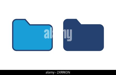 Folder icon vector. folder vector icon Stock Vector
