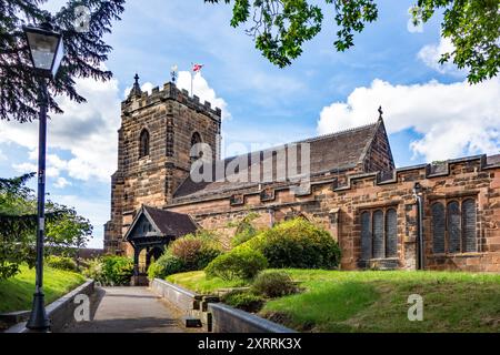 The Holy Trinity parish church in the West Midlands town of Sutton Coldfield England UK Stock Photo