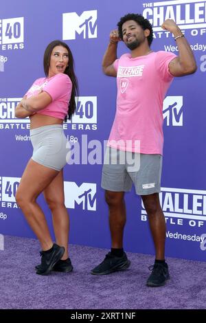 Olivia Kaiser, Kyland Young at arrivals for MTV s The Challenge 40