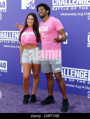 Olivia Kaiser, Kyland Young at arrivals for MTV s The Challenge 40