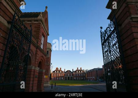 Marlborough college extrior buildings, Wiltshire, UK. Kate Middleton now  aprincess was schooled at Marlborough College. Stock Photo