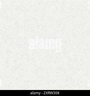 Linen seamless pattern. Grain fabric. Weave distress texture. Woven backdrop. Brush strokes cross hatch. Interlace background. Gradation fiber. Simple Stock Vector