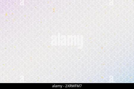 Seamless Japanese pattern with gold foil on washi paper.matsukawabishi Stock Vector