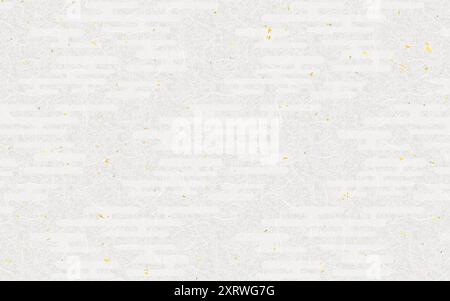 Seamless Japanese pattern with gold foil on washi paper.egasumi Stock Vector