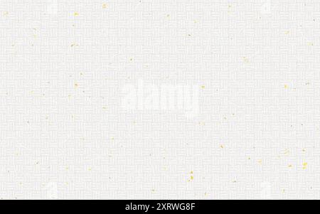 Seamless Japanese pattern with gold foil on washi paper.sankuzushi Stock Vector