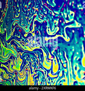 Soap bubbles through a macro lens Stock Photo - Alamy