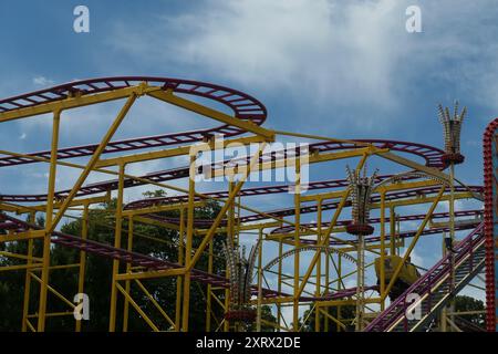 Roller coaster /Carousel Stock Photo