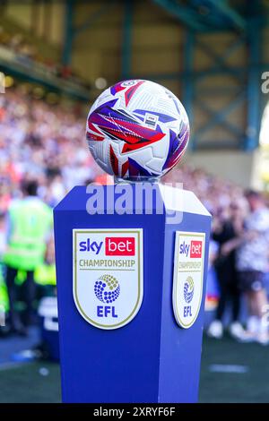 Sheffield, UK. 11th Aug, 2024. The match ball during the Sheffield Wednesday FC v Plymouth Argyle FC at Hillsborough Stadium, Sheffield, England, United Kingdom on 11 August 2024 Credit: Every Second Media/Alamy Live News Stock Photo