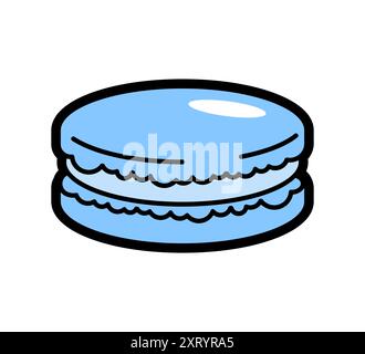 Macaroon isolated. Macaroons icon sign. Macaron symbol Stock Vector
