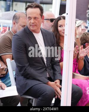 Los Angeles, USA. 12th Aug, 2024. Vince Vaughn at the Vince Vaughn Honored With Star On The Hollywood Walk Of Fame Ceremony held at 6201 Hollywood Boulevard in Hollywood, CA on Monday, ?August 12, 2024. (Photo By Sthanlee B. Mirador/Sipa USA) Credit: Sipa USA/Alamy Live News Stock Photo