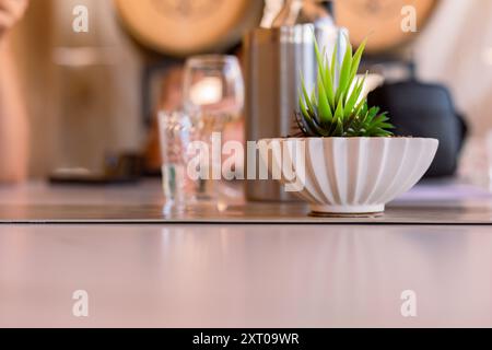 a small table decoration Stock Photo