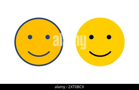 smile icon vector. smile emoticon icon. feedback Stock Vector