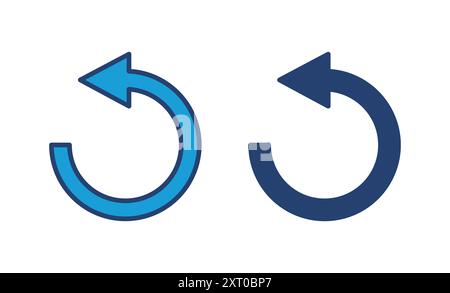 Refresh icon vector. Reload icon vector. Update icon. Stock Vector