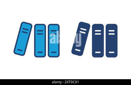 Library icon vector. education icon vector Stock Vector