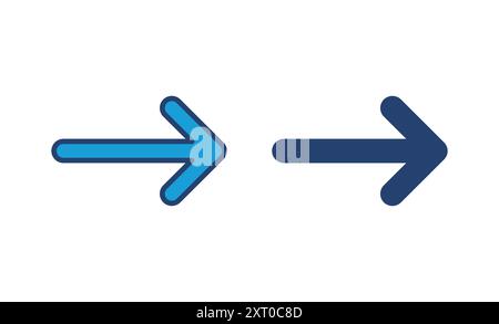 Arrow icon vector. Arrow symbol. Arrow sign for your web design. Stock Vector