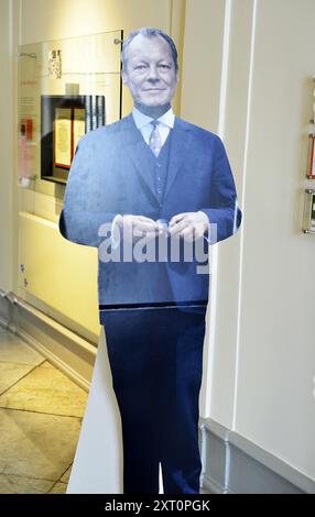 The Willy Brandt House Museum is dedicated to the Federal Chancellor and Nobel Peace Prize winner in Lübeck, Germany Stock Photo