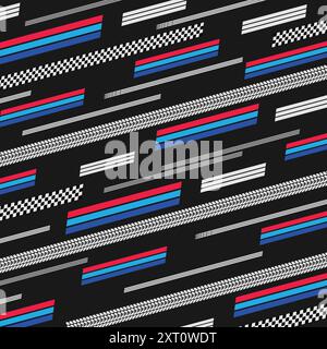 Sport flags lines black wallpaper Stock Vector