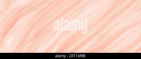Abstract fluid art background light pink and rose colors. Liquid marble. Acrylic painting on canvas with pearl gradient. Watercolor backdrop with red Stock Photo
