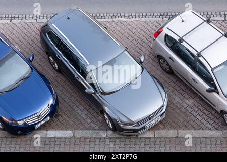 OSTRAVA, CZECH REPUBLIC - MARCH 20, 2024: Volkswagen Passat B8 Variant (Type 3G) parked on street Stock Photo