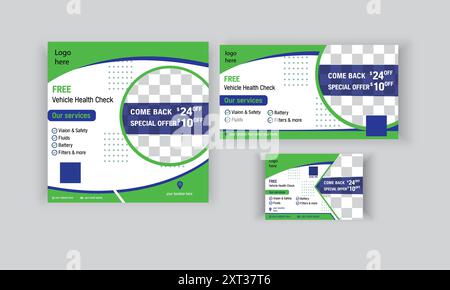 Promotional banner for social media post, web banner and flyer Stock Vector