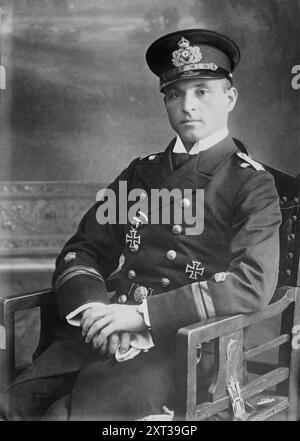 Lieut. von Weddigen [i.e., Otto Weddigen], 1915. Stock Photo