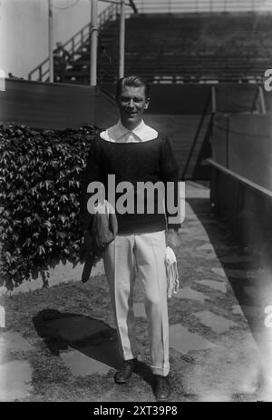 Behr, between c1915 and c1920. Shows tennis player and banker Karl Howell Behr (1885-1949) who was survivor of the Titanic. Stock Photo