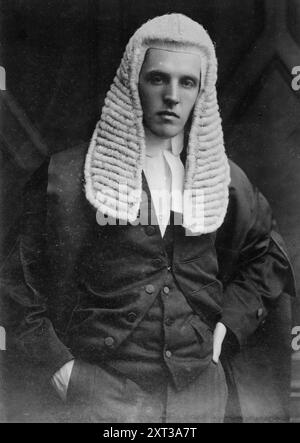 F.E. Smith, Solicitor General, between c1910 and c1915. Shows Frederick Edwin Smith, 1st Earl of Birkenhead, (1872-1930), a British Conservative Party statesman and lawyer. Stock Photo