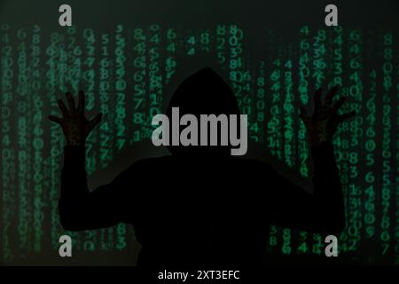 hacker and cyber security concept Stock Photo