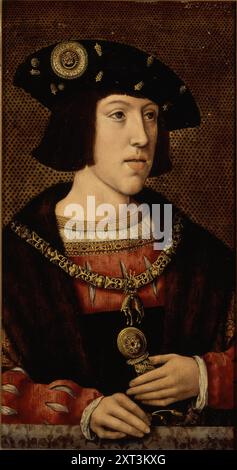 Portrait of Philip I of Castile (1478-1506), 1505-1506. Found in the Collection of the Galleria Borghese, Rome. Stock Photo