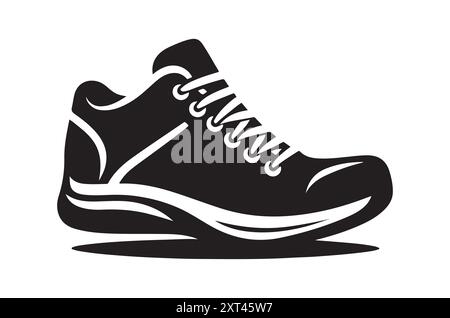 Men shoe icon vector symbol. Men's shoes store Stock Vector