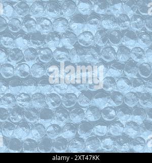 Bubble Wrap seamless pattern. Seamless Hi-res (8000x8000) texture, realistic polyethylene bubble packaging. Fashion graphic background design. Modern Stock Photo