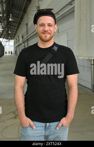 Schauspieler Patrick Müller posiert beim Fantreffen und Starwahl der RTL Daily Drama Serie unter uns. *** Actor Patrick Müller poses at the fan meeting and star selection of the RTL daily drama series Among Us Stock Photo