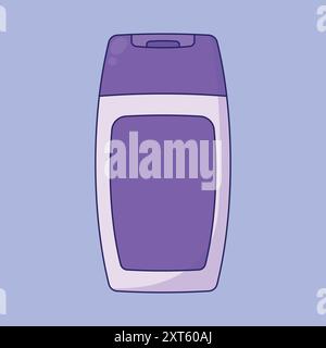 Shampoo bottle vector icon. bath shampoo product icon. shampoo vector Stock Vector