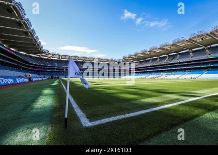 August 11tth, 2024, Croke Park stadium before the All Ireland Camogie Final: Cork vs Galway, played at Croke Park, Dublin, Ireland Stock Photo