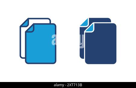 Document icon vector. Paper icon. File Icon Stock Vector