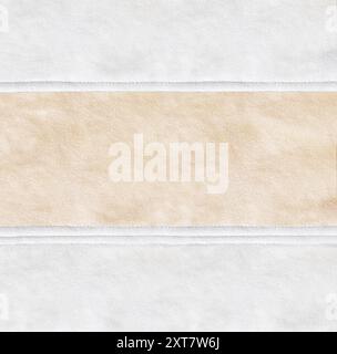 Horizontal or vertical backdrop with suede texture of ivory and light brown color. Background for scrapbooking design, decoration with suede leather a Stock Photo