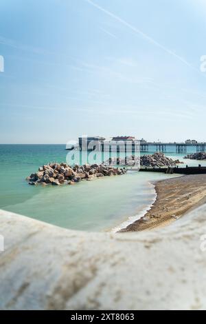 Sea Defence Upgrades at Cromer - Norfolk, UK Stock Photo